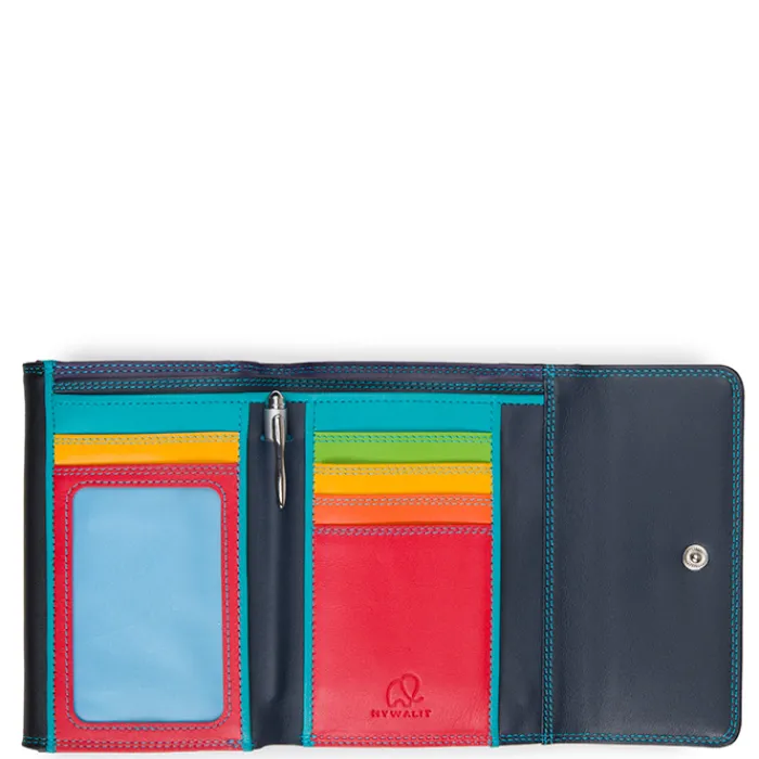 Women Mywalit Women Wallets|Double Flap Purse/Wallet Black Pace
