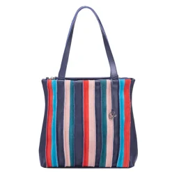Women Mywalit Shoppers & Tote Bags|Women Bags|Laguna Small Shopper Blue