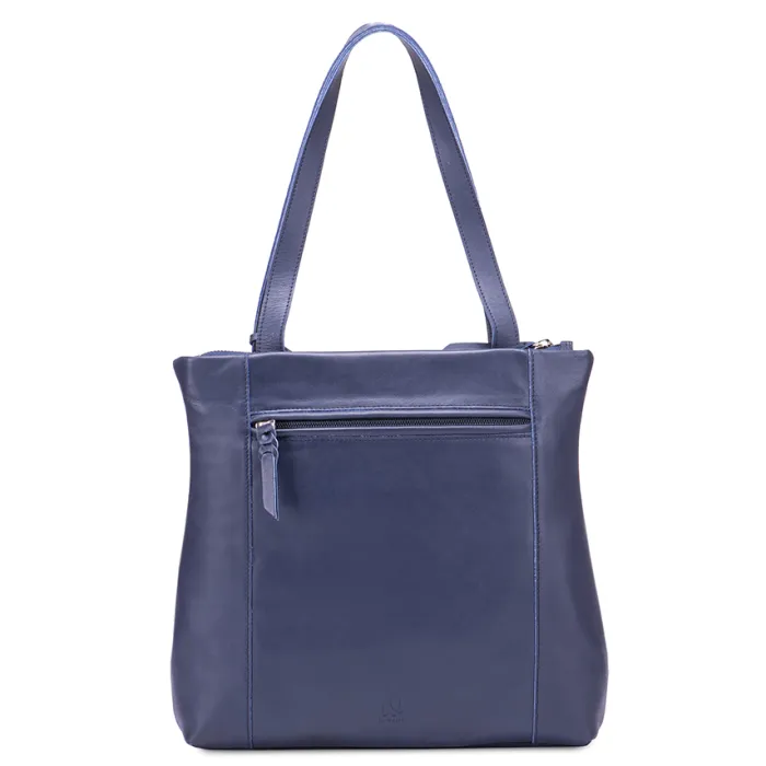 Women Mywalit Shoppers & Tote Bags|Women Bags|Laguna Small Shopper Blue