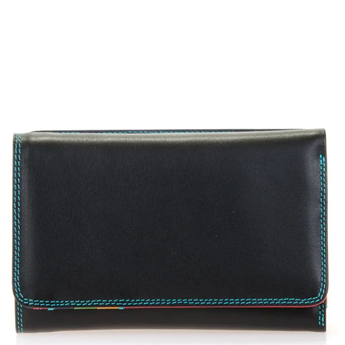 Women Mywalit Women Wallets|Large Tri-fold Wallet Black Pace