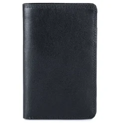 Mywalit Men Wallets|Men's Bi-colour Mini Bi-Fold Wallet Black-Blue