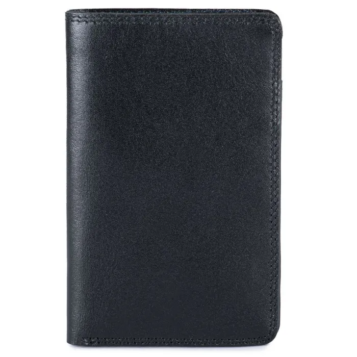 Mywalit Men Wallets|Men's Bi-colour Mini Bi-Fold Wallet Black-Blue