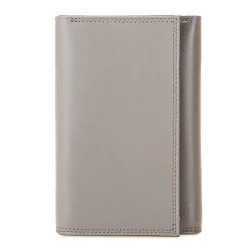 Mywalit Rfid Protected|Men Wallets|Men's Tri-fold Wallet with Zip Nappa Fumo