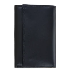 Mywalit Rfid Protected|Men Wallets|Men's Tri-fold Wallet with Zip Black-Blue