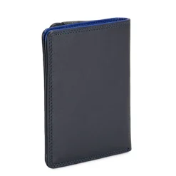 Mywalit Rfid Protected|Men's Wallet w/Coin Tray Nappa Midnight