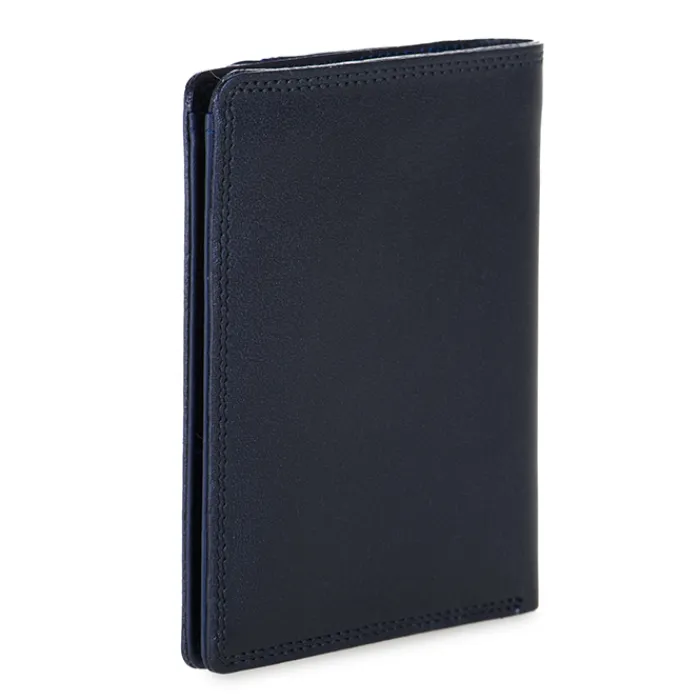 Mywalit Rfid Protected|Men Wallets|Men's Wallet w/Coin Tray Black-Blue