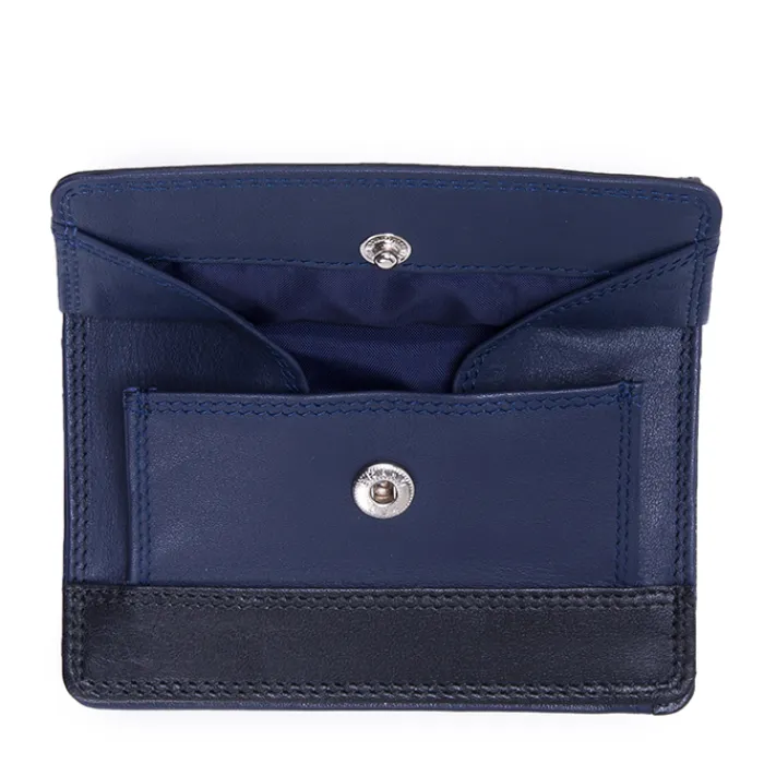 Mywalit Rfid Protected|Men Wallets|Men's Wallet w/Coin Tray Black-Blue