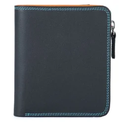 Women Mywalit Women Wallets|Mini BiFold Zip Wallet Black Pace
