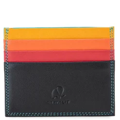 Women Mywalit Rfid Protected|Credit Card Holders|RFID Double Sided CC Holder Nappa Black Pace