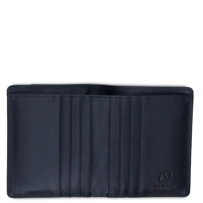 Mywalit Rfid Protected|Men Wallets|RFID Men's Wallet w/Coin Tray Nappa Black
