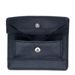 Mywalit Rfid Protected|Men Wallets|RFID Men's Wallet w/Coin Tray Nappa Black