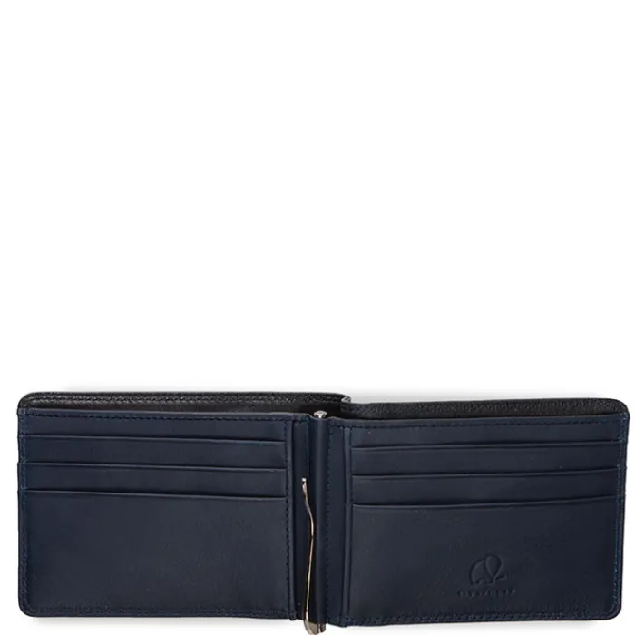 Mywalit Rfid Protected|Men Wallets|RFID Slim Money Clip Wallet Black-Blue