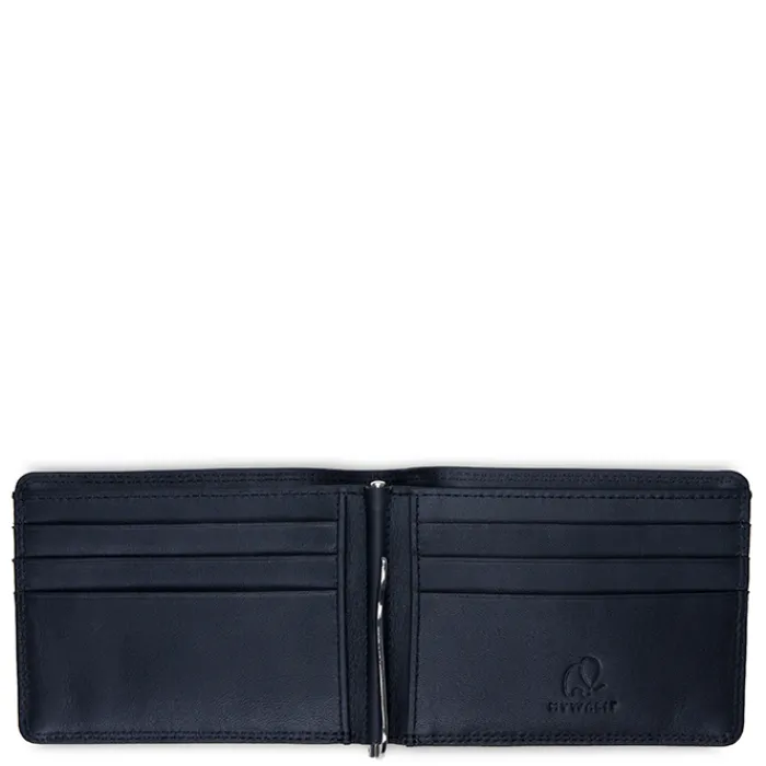 Mywalit Rfid Protected|Men Wallets|RFID Slim Money Clip Wallet Nappa Black