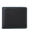 Mywalit Men Wallets|Rfid Protected|RFID Standard E/W Men's Wallet Nappa Black Pace