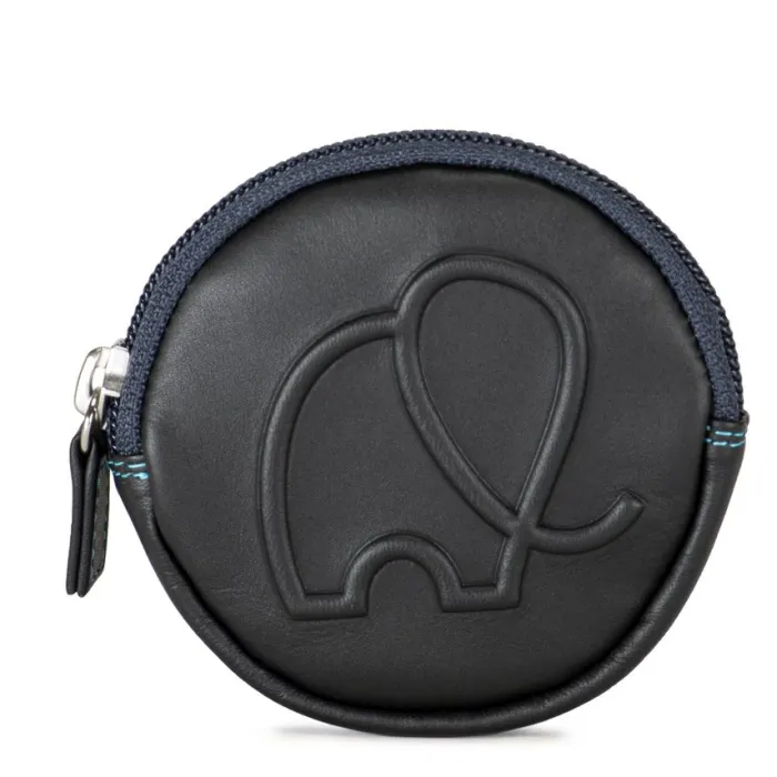 Women Mywalit Coin Purses|Women Wallets|Round Coin Purse Black Pace