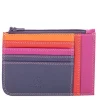 Women Mywalit Women Wallets|Credit Card Holders|Slim Credit Card Holder with Coin Purse Sangria Multi