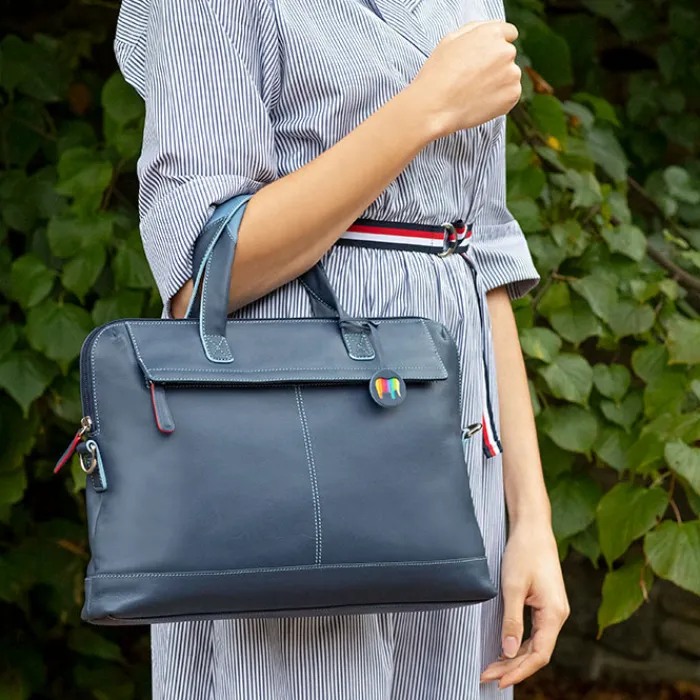 Women Mywalit Business Bags|Men Bags|Slim Office Workbag Black Pace