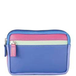 Women Mywalit Pouches|Coin Purses|Small Leather Double Zip Purse Viola