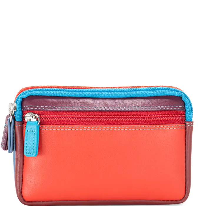 Women Mywalit Pouches|Coin Purses|Small Leather Double Zip Purse Pompeii