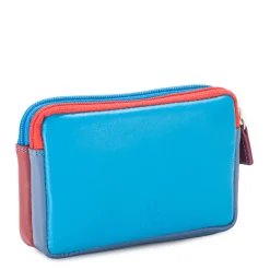 Women Mywalit Pouches|Coin Purses|Small Leather Double Zip Purse Pompeii