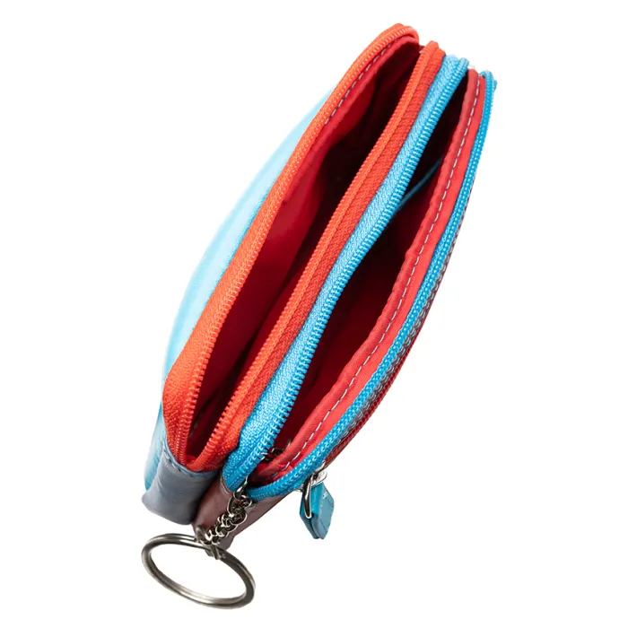 Women Mywalit Pouches|Coin Purses|Small Leather Double Zip Purse Pompeii