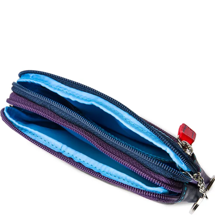 Women Mywalit Pouches|Coin Purses|Small Leather Double Zip Purse Black Pace