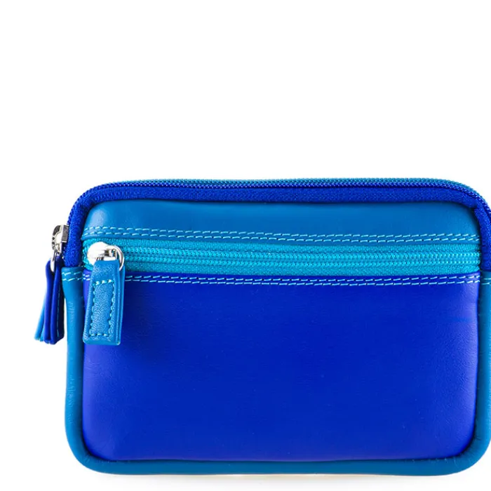Women Mywalit Pouches|Coin Purses|Small Leather Double Zip Purse Seascape