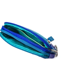 Women Mywalit Pouches|Coin Purses|Small Leather Double Zip Purse Seascape