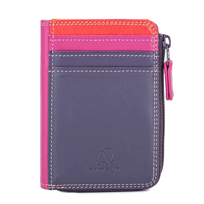Women Mywalit Coin Purses|Zip Around Wallets|Small Zip Purse Sangria Multi