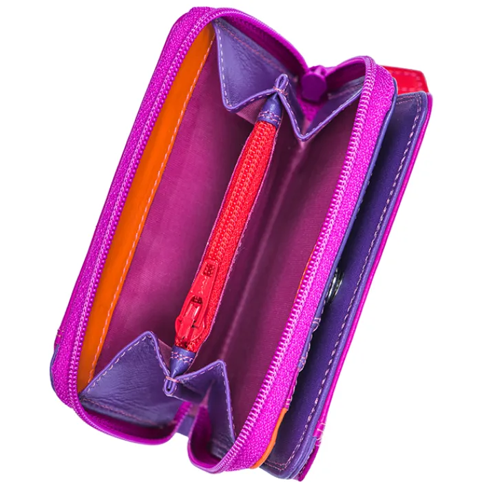 Women Mywalit Zip Around Wallets|Women Wallets|Small Zip Wallet Sangria Multi