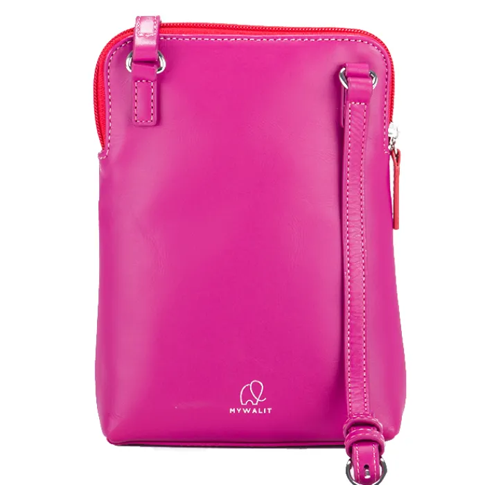 Mywalit Travel Organisers|Travel Tri-Zip Crossbody Sangria Multi