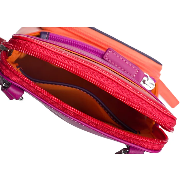 Mywalit Travel Organisers|Travel Tri-Zip Crossbody Sangria Multi