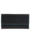 Women Mywalit Women Wallets|Tri-fold Zip Wallet Black Pace