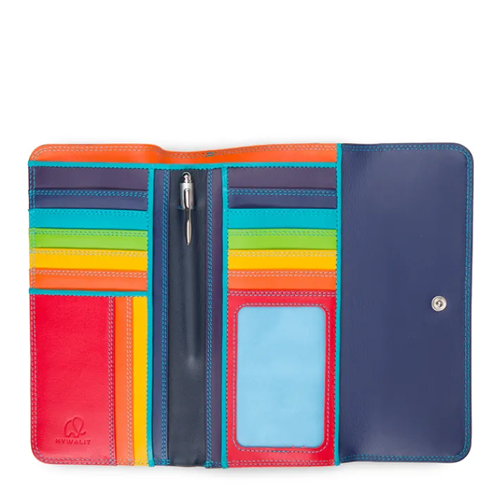 Women Mywalit Women Wallets|Tri-fold Zip Wallet Black Pace