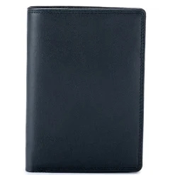 Mywalit Men Wallets|Vertical BiFold Wallet with Coin Pocket Black
