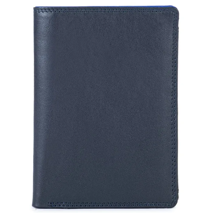 Mywalit Men Wallets|Vertical BiFold Wallet with Coin Pocket Midnight