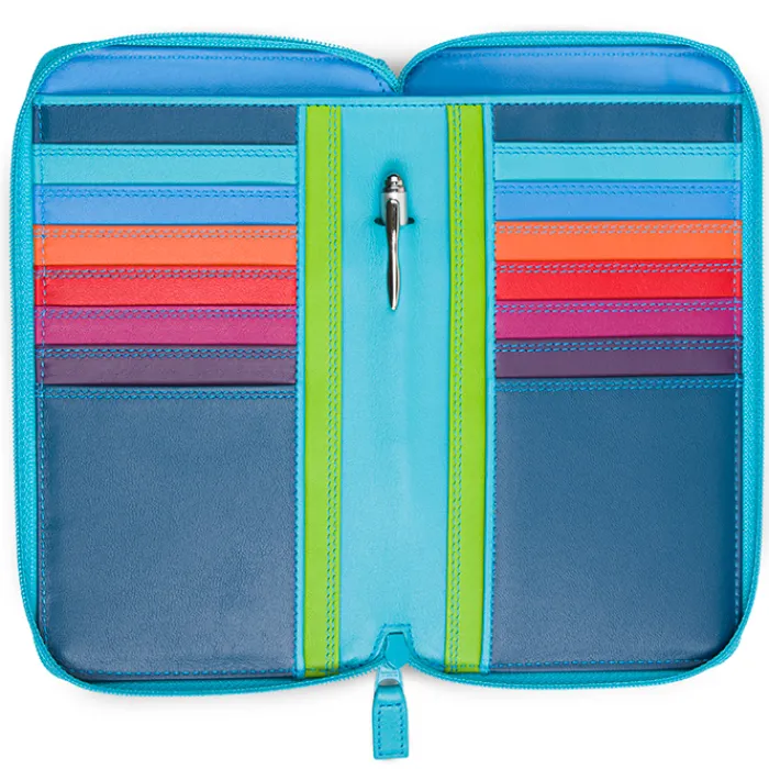 Women Mywalit Travel Organisers|Zip Around Wallets|Zip Round Multi Purse with Shoulder Strap Liguria