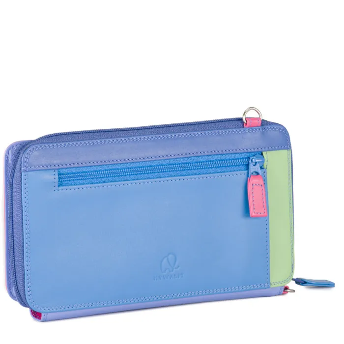 Women Mywalit Travel Organisers|Zip Around Wallets|Zip Round Multi Purse with Shoulder Strap Viola