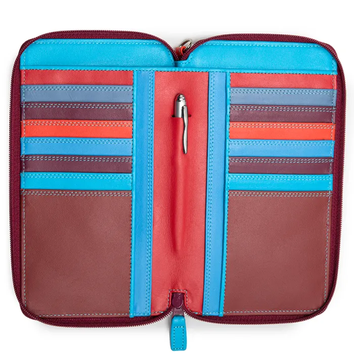 Women Mywalit Travel Organisers|Zip Around Wallets|Zip Round Multi Purse with Shoulder Strap Pompeii