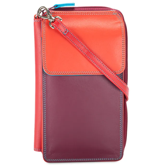 Women Mywalit Travel Organisers|Zip Around Wallets|Zip Round Multi Purse with Shoulder Strap Pompeii