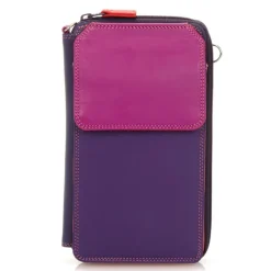 Women Mywalit Travel Organisers|Zip Around Wallets|Zip Round Multi Purse with Shoulder Strap Sangria Multi