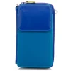 Women Mywalit Travel Organisers|Zip Around Wallets|Zip Round Multi Purse with Shoulder Strap Seascape