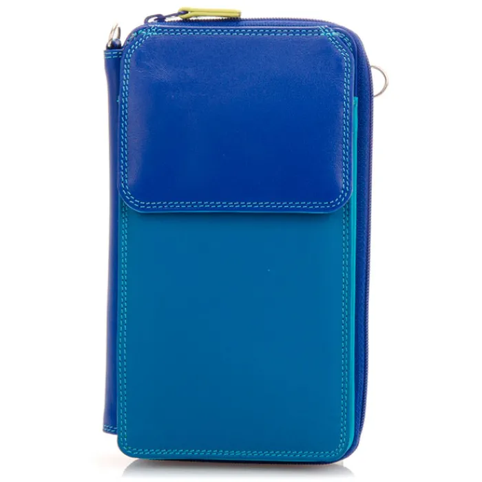 Women Mywalit Travel Organisers|Zip Around Wallets|Zip Round Multi Purse with Shoulder Strap Seascape