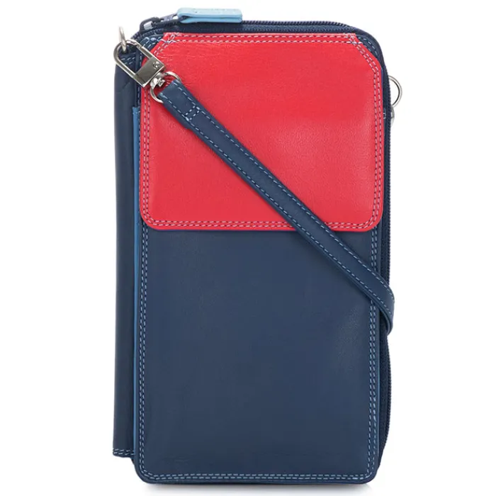 Women Mywalit Travel Organisers|Zip Around Wallets|Zip Round Multi Purse with Shoulder Strap Royal
