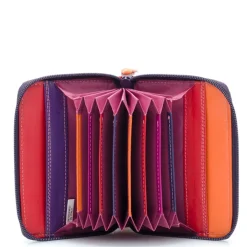Women Mywalit Zip Around Wallets|Credit Card Holders|Zipped Credit Card Holder Sangria Multi